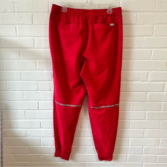 Figs Tansen Jogger Scrub Pants Neon Red Reflective high Visibility mens - Picture 5 of 8